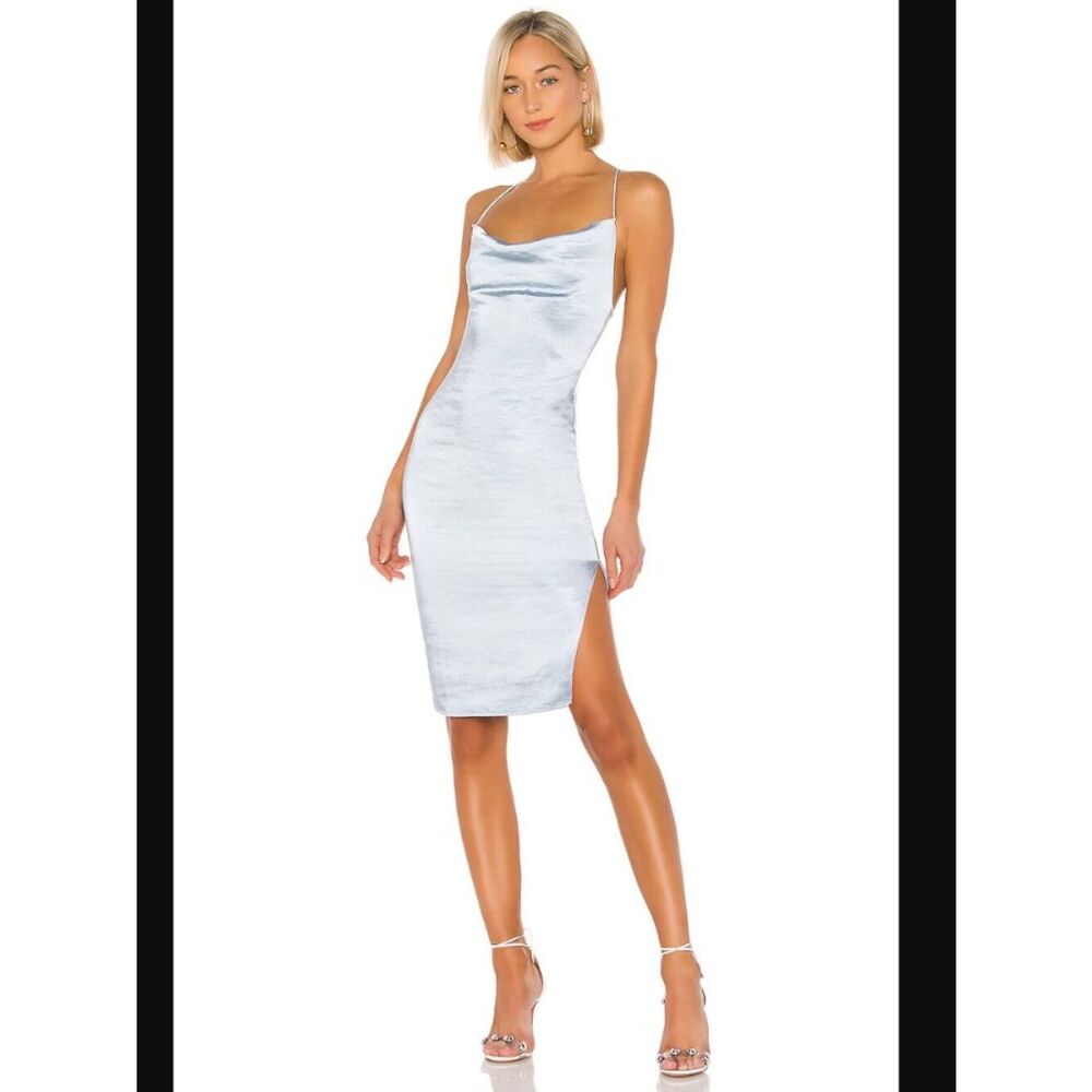 NWOT Superdown Billie Drape Midi Dress | Size XXS
